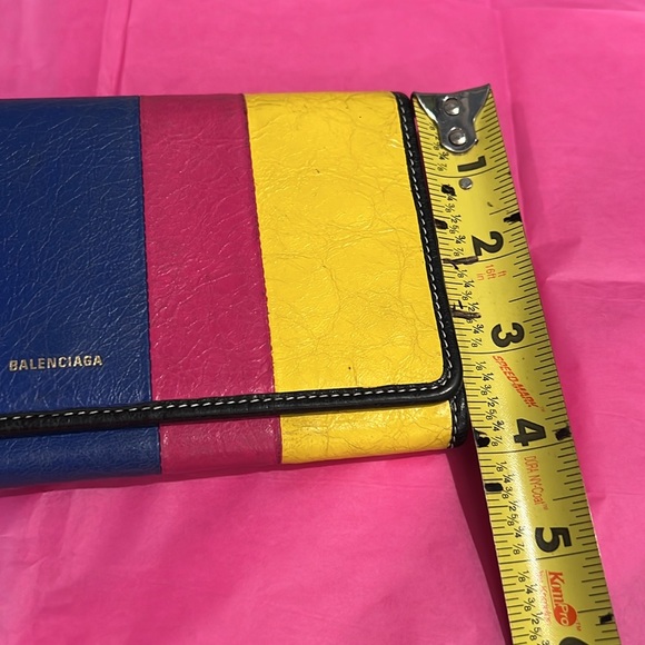Balenciaga Auth multi color leather wallet (chain not included) - Picture 14 of 17